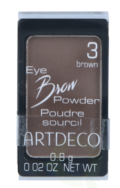 Artdeco Eye Brow Powder 0.8 gr #3 Brown in de groep BEAUTY & HEALTH / Makeup / Ogen & Wenkbrauwen / Wenkbrauwkits bij TP E-commerce Nordic AB (C45882)