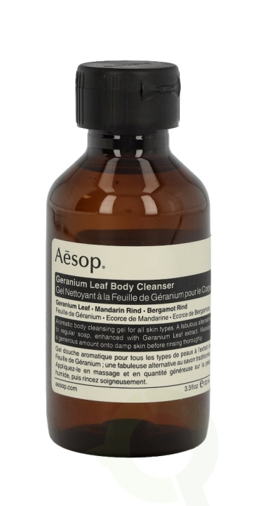 AESOP Geranium Leaf Body Cleanser 100 ml in de groep BEAUTY & HEALTH / Huidsverzorging / Lichaamsverzorging / Bad- en douchegels bij TP E-commerce Nordic AB (C45896)