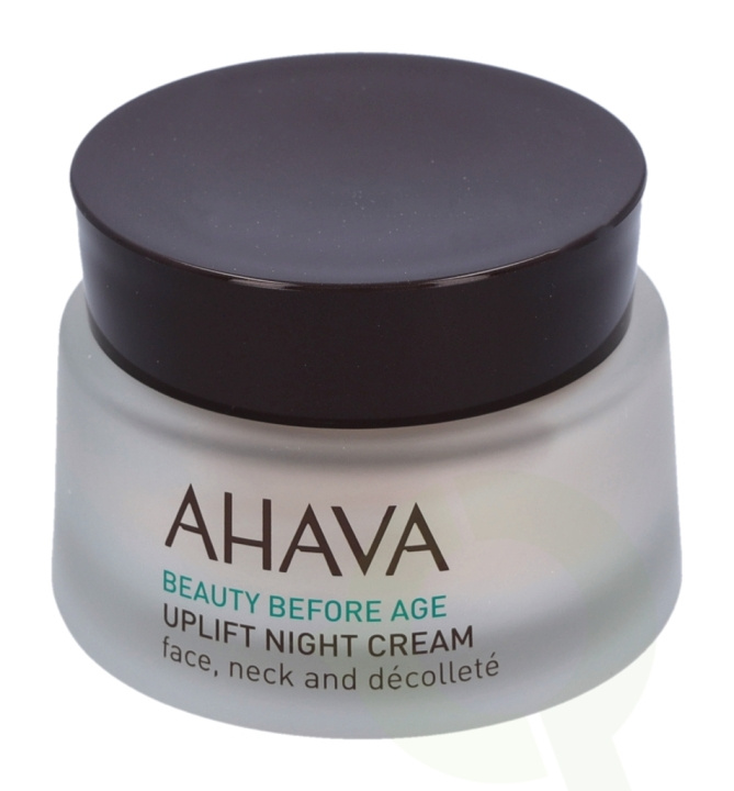 Ahava Beauty Before Age Uplift Night Cream 50 ml Face, Neck and Decollete in de groep BEAUTY & HEALTH / Huidsverzorging / Gezicht / Nachtcrème bij TP E-commerce Nordic AB (C45995)