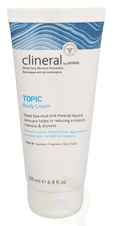 Ahava Clineral TOPIC Body Cream 200 ml For Sensitive Skin in de groep BEAUTY & HEALTH / Huidsverzorging / Gezicht / Gezichtscrèmes bij TP E-commerce Nordic AB (C46000)