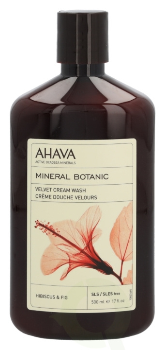 Ahava Mineral Botanic Cream Wash 500 ml Hibiscus & Fig in de groep BEAUTY & HEALTH / Huidsverzorging / Lichaamsverzorging / Bad- en douchegels bij TP E-commerce Nordic AB (C46017)