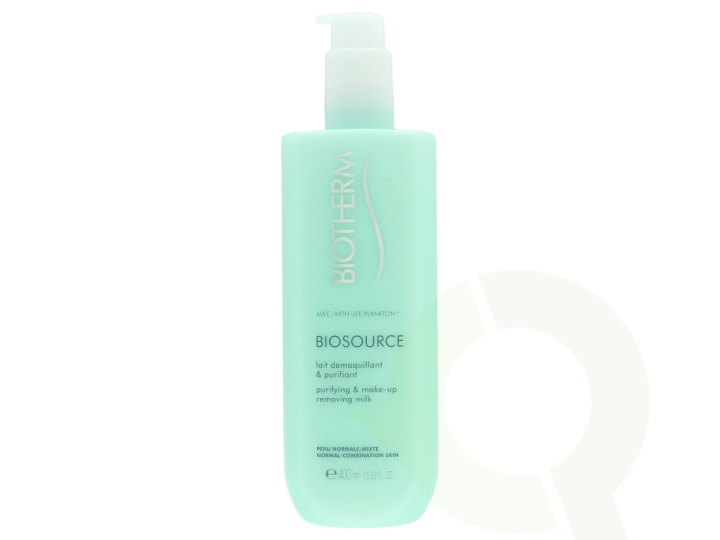 Biotherm Biosource Purifying &Makeup Removing Milk 400 ml Normal Combination Skin - Suitable For Sensitive Skin in de groep BEAUTY & HEALTH / Makeup / Make-up verwijderen bij TP E-commerce Nordic AB (C46146)