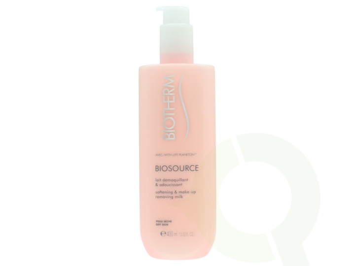 Biotherm Biosource Softening & Makeup Removing Milk 400 ml Dry Skin in de groep BEAUTY & HEALTH / Makeup / Make-up verwijderen bij TP E-commerce Nordic AB (C46147)