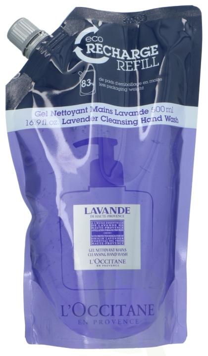 L\'Occitane Cleansing Hand Wash Refill 500 ml Lavender in de groep BEAUTY & HEALTH / Huidsverzorging / Lichaamsverzorging / Geurende zeep bij TP E-commerce Nordic AB (C46397)