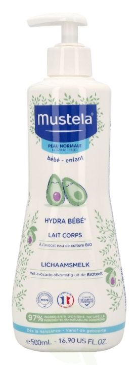 Mustela Hydra Bebe Body Milk 500 ml For Normal Skin in de groep BEAUTY & HEALTH / Huidsverzorging / Lichaamsverzorging / Body lotion bij TP E-commerce Nordic AB (C46423)