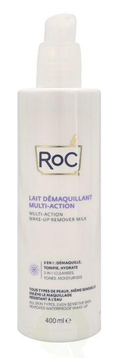 ROC Multi Action Make-Up Remover Milk 400 ml All Skin Types in de groep BEAUTY & HEALTH / Makeup / Make-up verwijderen bij TP E-commerce Nordic AB (C46446)