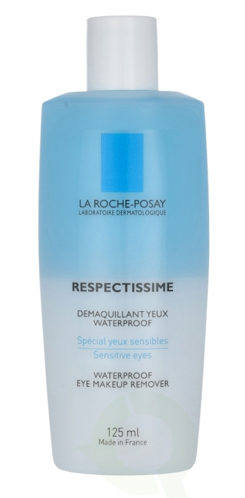 La Roche-Posay LRP Respectissime Waterproof Eye Makeup Remover 125 ml Sensitive Eyes in de groep BEAUTY & HEALTH / Makeup / Make-up verwijderen bij TP E-commerce Nordic AB (C46447)