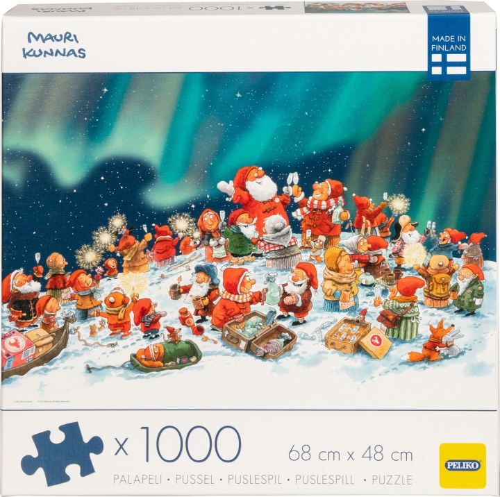 Mauri Kunnas julpussel, 1000 bitar in de groep SPEELGOED, KINDER- & BABYPRODUCTEN / Speelgoed / Puzzels bij TP E-commerce Nordic AB (C46807)