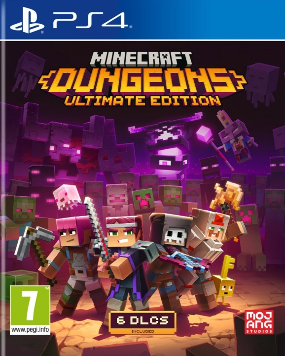 Minecraft: Dungeons - Ultimate Edition-spelet, PS4 in de groep HOME ELECTRONICS / Spelconsoles en accessoires / Sony PlayStation 4 / Spel bij TP E-commerce Nordic AB (C46809)