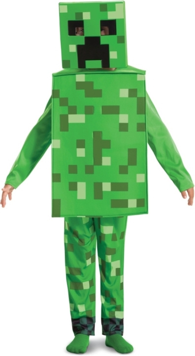 Minecraft Creeper Snygg kostym, 7-8 år, 127-136 cm in de groep SPEELGOED, KINDER- & BABYPRODUCTEN / Speelgoed / Gemaskered kostuums bij TP E-commerce Nordic AB (C46822)