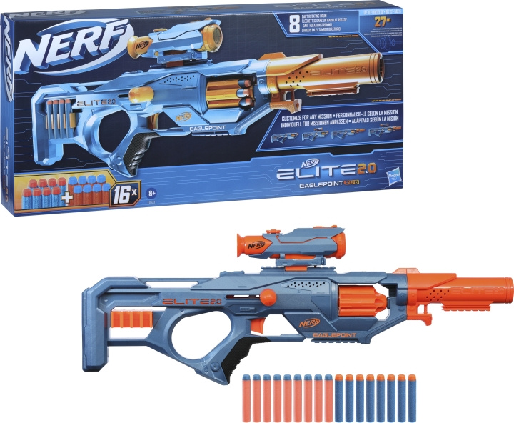 NERF ELITE 2.0 Blaster Eaglepoint RD 8 skumpistol in de groep SPEELGOED, KINDER- & BABYPRODUCTEN / Buitenspeelgoed / Actie spel bij TP E-commerce Nordic AB (C46844)