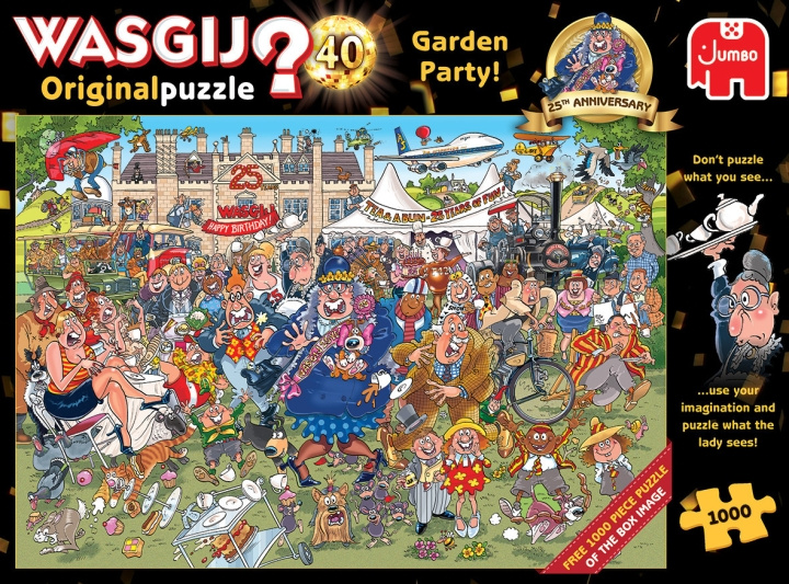 Wasgij Original 40 - 25-årsjubileumspussel, 1000 bitar in de groep SPORT, VRIJE TIJD & HOBBY / Hobby / Puzzel bij TP E-commerce Nordic AB (C46866)