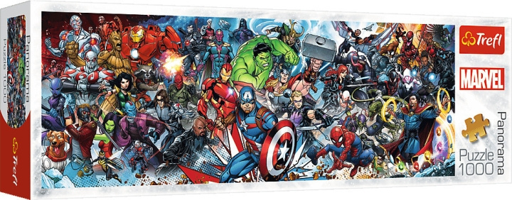 Trefl Marvel Universe panoramapussel, 1000 bitar in de groep SPEELGOED, KINDER- & BABYPRODUCTEN / Speelgoed / Puzzels bij TP E-commerce Nordic AB (C46932)
