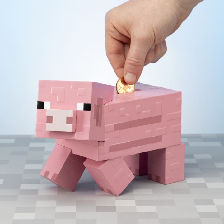 Paladone Minecraft Pig Money Bank Spargris in de groep HOME ELECTRONICS / Spelconsoles en accessoires / Overige games bij TP E-commerce Nordic AB (C46940)