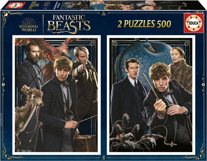 Educa Fantastic Beasts-pussel, 2x500 bitar in de groep SPEELGOED, KINDER- & BABYPRODUCTEN / Speelgoed / Puzzels bij TP E-commerce Nordic AB (C46972)