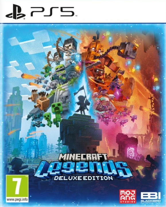 Minecraft Legends - Deluxe Edition-spel, PS5 in de groep HOME ELECTRONICS / Spelconsoles en accessoires / Sony PlayStation 5 bij TP E-commerce Nordic AB (C46998)
