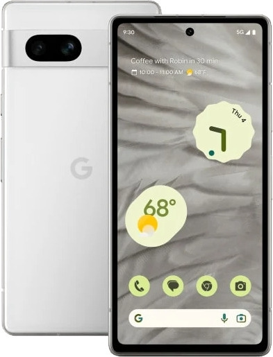 Google Pixel 7a 5G -puhelin, 128/8 Gt, valkoinen in de groep SMARTPHONE & TABLETS / Mobiele telefoons & smartphones bij TP E-commerce Nordic AB (C47009)
