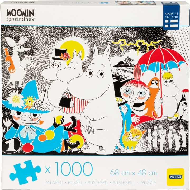 Peliko Mumin Comic Book Cover 1 pussel, 1000 bitar in de groep SPORT, VRIJE TIJD & HOBBY / Hobby / Puzzel bij TP E-commerce Nordic AB (C47021)