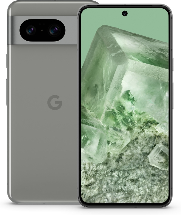 Google Pixel 8 5G -puhelin, 128/8 Gt, Hazel in de groep SMARTPHONE & TABLETS / Mobiele telefoons & smartphones bij TP E-commerce Nordic AB (C47034)