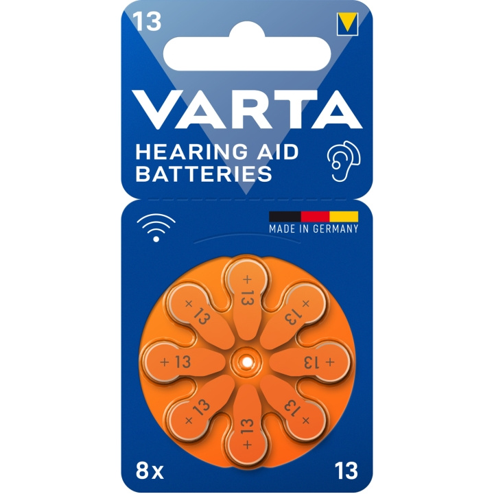 Varta Hörapparatsbatteri 13 / A13 / PR48 8-pack in de groep HOME ELECTRONICS / Batterijen & Opladers / Batterijen / Gehoorbatterijen bij TP E-commerce Nordic AB (C47132)