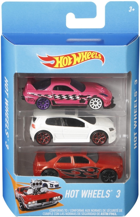 Hot Wheels minibilar, 3 st in de groep SPEELGOED, KINDER- & BABYPRODUCTEN / Speelgoed / Speelgoed bij TP E-commerce Nordic AB (C47177)