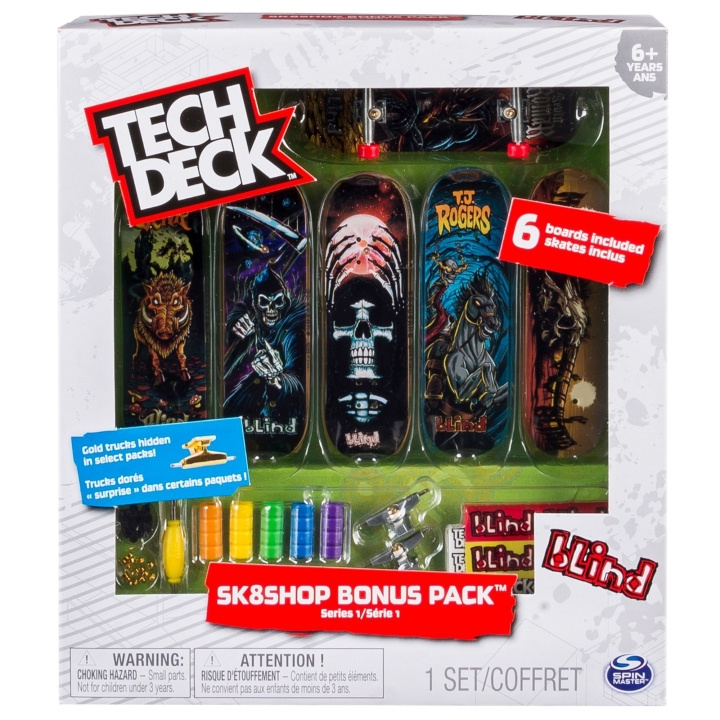 Tech Deck Sk8 Shop Finger Kettle Set Assorted in de groep SPEELGOED, KINDER- & BABYPRODUCTEN / Speelgoed / Actie spel bij TP E-commerce Nordic AB (C47203)