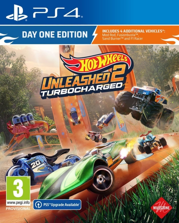 Hot Wheels Unleashed 2: Turbocharged - Day One Edition-spel PS4 in de groep HOME ELECTRONICS / Spelconsoles en accessoires / Sony PlayStation 4 bij TP E-commerce Nordic AB (C47254)