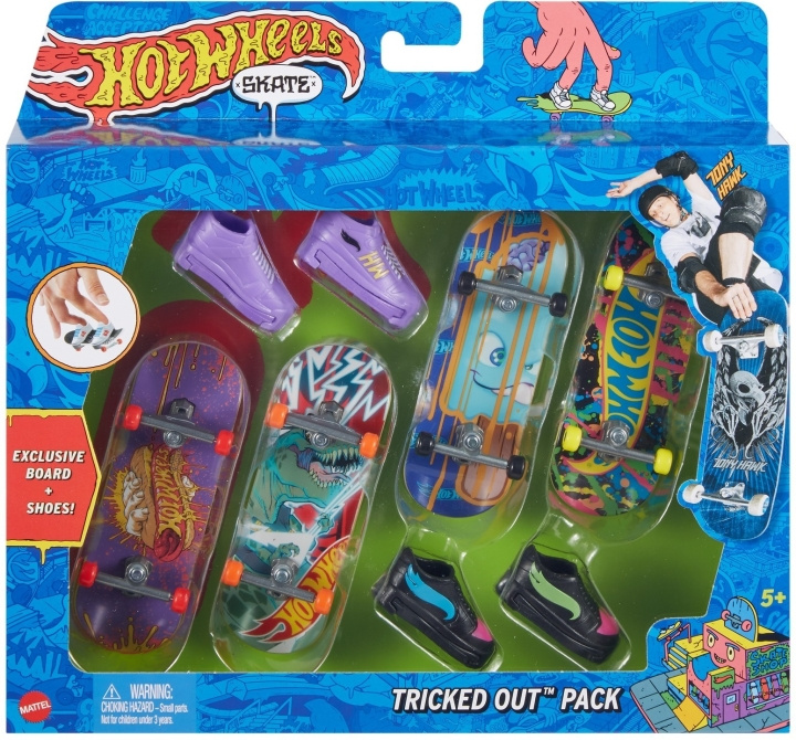 Hot Wheels Skate Gripbräda & Sko - fingerbräda, 4 st in de groep SPEELGOED, KINDER- & BABYPRODUCTEN / Speelgoed / Actie spel bij TP E-commerce Nordic AB (C47260)