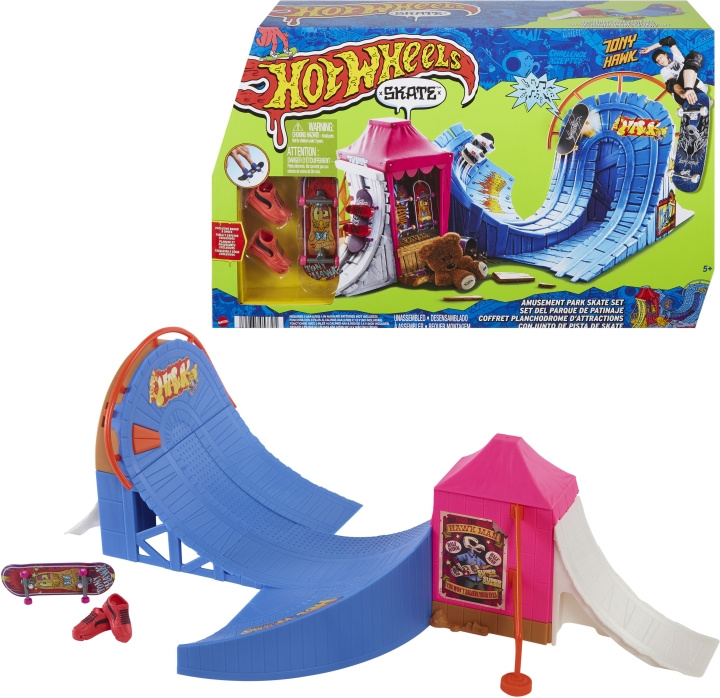 Hot Wheels Skate Amusement Park - finger cooker park in de groep SPEELGOED, KINDER- & BABYPRODUCTEN / Speelgoed / Speelset bij TP E-commerce Nordic AB (C47268)