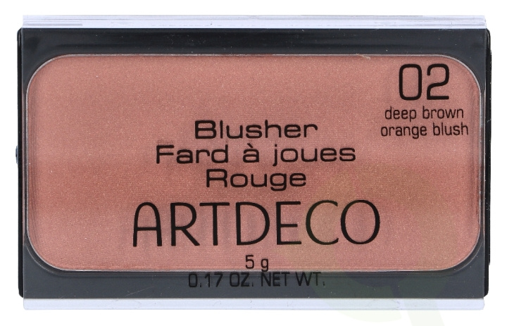 Artdeco Blusher 5 gr #2 Deep Brown Orange in de groep BEAUTY & HEALTH / Makeup / Make-up gezicht / Rouge / Bronzer bij TP E-commerce Nordic AB (C47347)