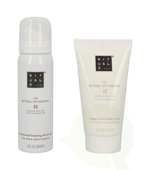 Rituals Sakura Set 120 ml Foaming Shower Gel 50ml/Body Cream 70ml in de groep BEAUTY & HEALTH / Cadeausets / Cadeausets voor haar bij TP E-commerce Nordic AB (C47446)