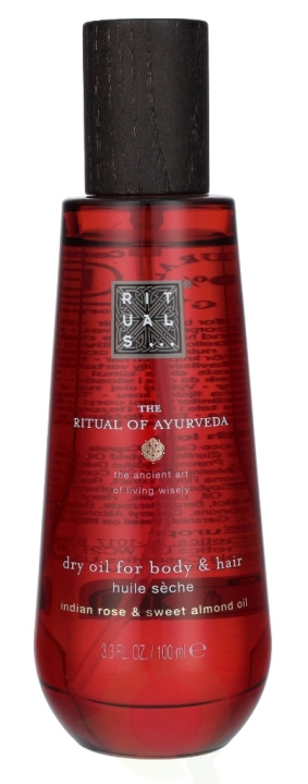 Rituals Ayurveda Natural Dry Oil For Body & Hair 100 ml Indian Rose & Sweet Almond Oil in de groep BEAUTY & HEALTH / Haar & Styling / Haarverzorging / Shampoo bij TP E-commerce Nordic AB (C47465)