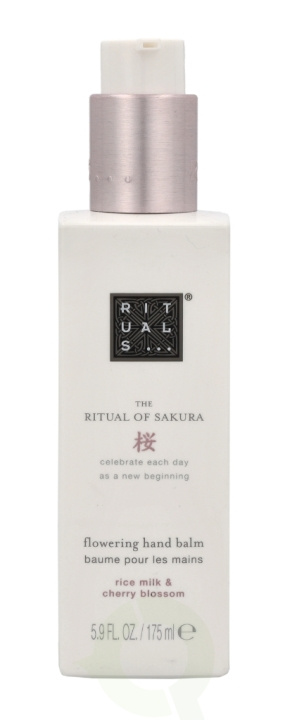 Rituals Sakura Flowering Hand Balm 175 ml Rice Milk & Cherry Blossom in de groep BEAUTY & HEALTH / Manicure/pedicure / Handcrèmes bij TP E-commerce Nordic AB (C47467)