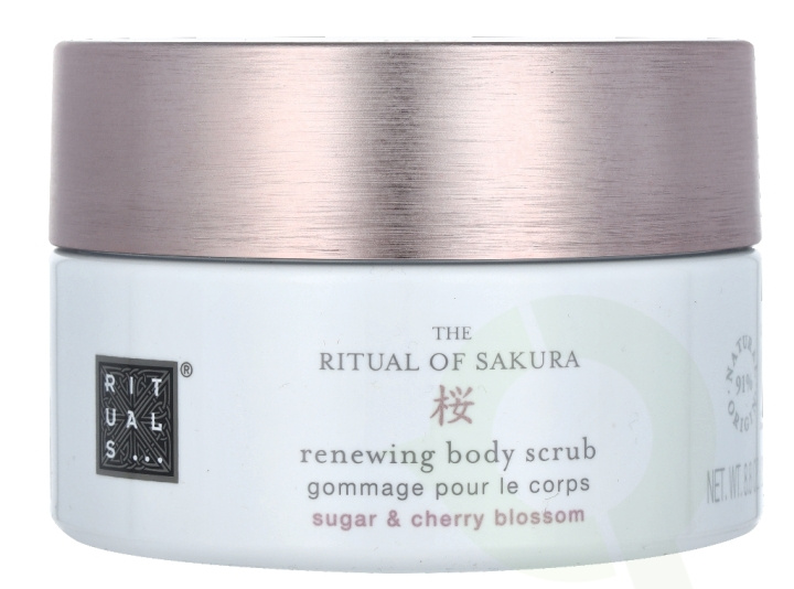 Rituals Sakura Renewing Body Scrub 250 gr Sugar & Cherry Blossom in de groep BEAUTY & HEALTH / Huidsverzorging / Lichaamsverzorging / Bad- en douchegels bij TP E-commerce Nordic AB (C47568)