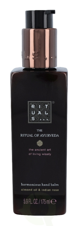 Rituals Ayurveda Harmonious Hand Balm 175 ml Almond Oil & Indian Rose in de groep BEAUTY & HEALTH / Manicure/pedicure / Handcrèmes bij TP E-commerce Nordic AB (C47574)
