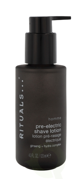Rituals Homme Pre-Electric Shave Lotion 120 ml Ginseng + Hydra Complex in de groep BEAUTY & HEALTH / Haar & Styling / Scheren & Trimmen / Aftershave bij TP E-commerce Nordic AB (C47607)