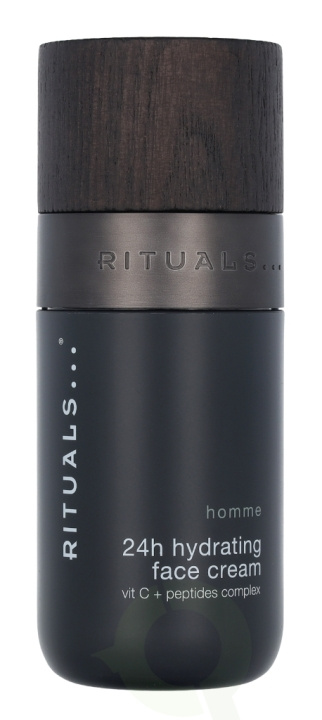 Rituals Homme 24H Hydrating Face Cream 50 ml Vit C + Peptides Complex in de groep BEAUTY & HEALTH / Huidsverzorging / Gezicht / Dagcrème bij TP E-commerce Nordic AB (C47612)