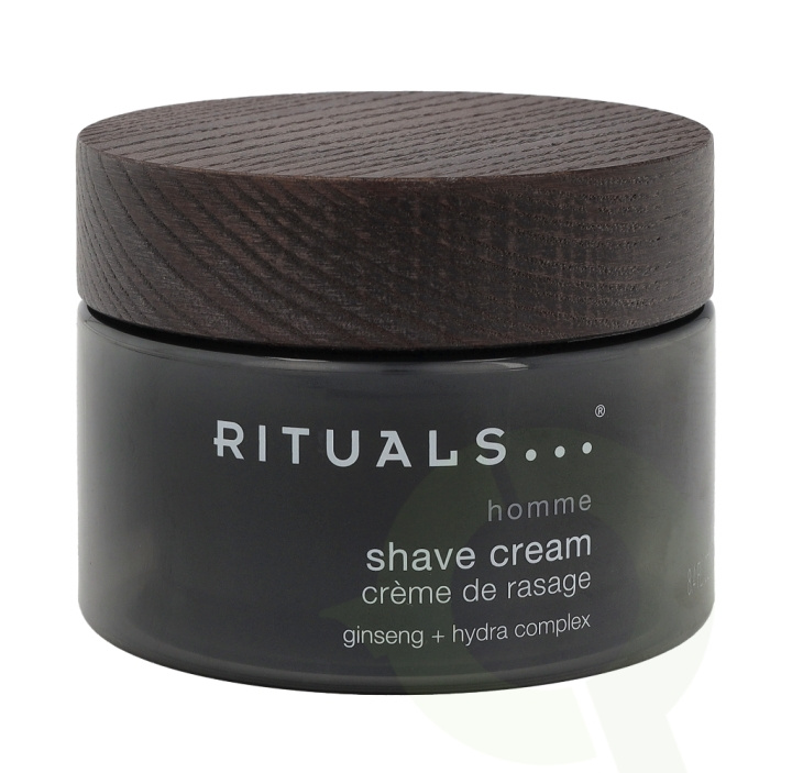 Rituals Homme Shave Cream 250 ml Ginseng + Hydra Complex in de groep BEAUTY & HEALTH / Haar & Styling / Scheren & Trimmen / Scheermessen & Accessoires bij TP E-commerce Nordic AB (C47638)