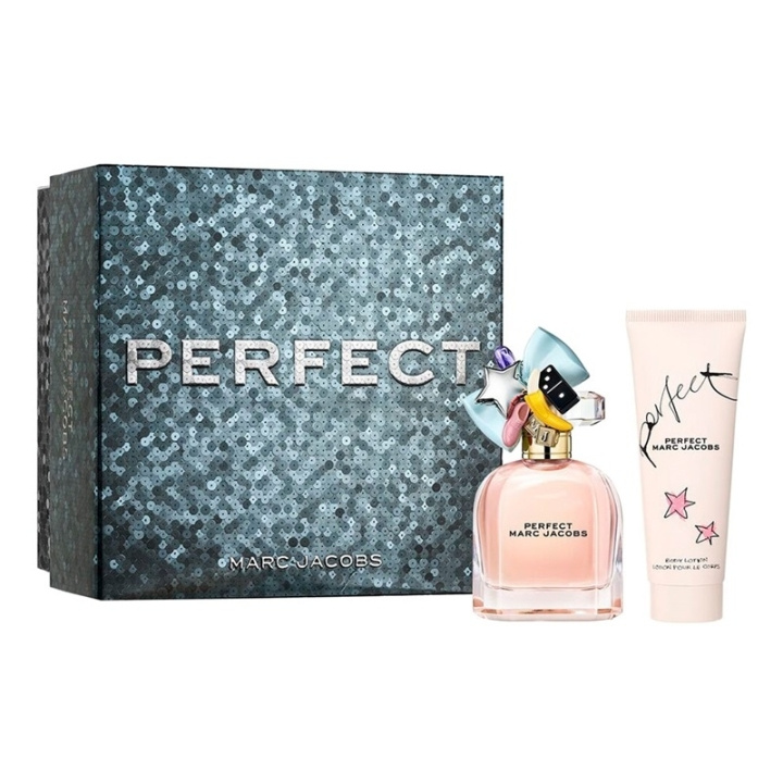Marc Jacobs Giftset Perfect Edp 50ml + Body Lotion 75ml in de groep BEAUTY & HEALTH / Cadeausets / Cadeausets voor haar bij TP E-commerce Nordic AB (C47672)