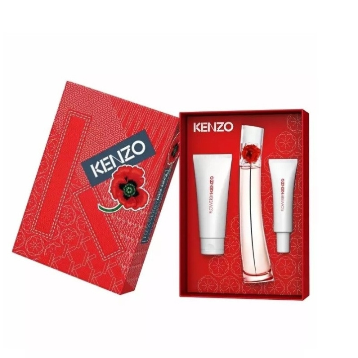 Kenzo Giftset Kenzo Flower By Kenzo Edp 50ml + Body Lotion 75ml + Hand Cream 20ml in de groep BEAUTY & HEALTH / Cadeausets / Cadeausets voor haar bij TP E-commerce Nordic AB (C47678)