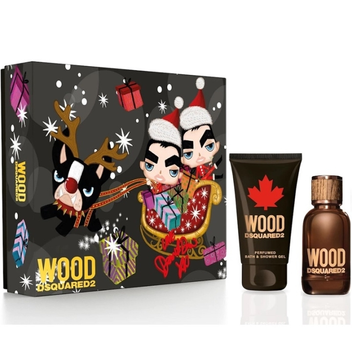 Giftset Dsquared2 Wood Pour Homme Edt 30ml + Sg 50ml in de groep BEAUTY & HEALTH / Cadeausets / Cadeausets voor hem bij TP E-commerce Nordic AB (C47680)