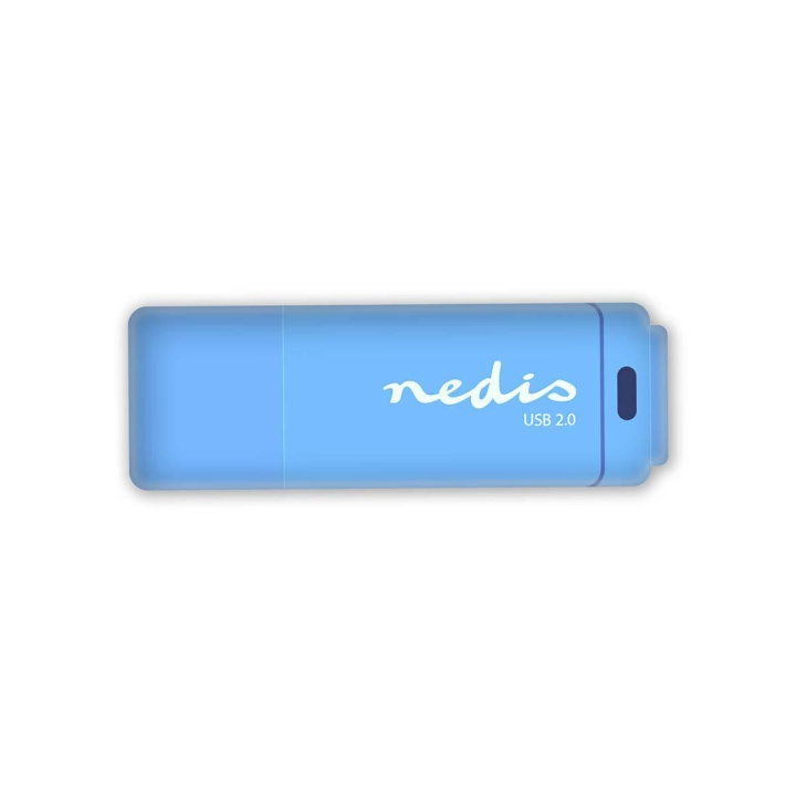 Nedis Flash Drive | 64 GB | USB Type-A | Leessnelheid: 12 MB/s | Schrijfsnelheid: 3 MB/s in de groep HOME ELECTRONICS / Opslagmedia / USB-geheugen / USB 3.0 bij TP E-commerce Nordic AB (C47726)