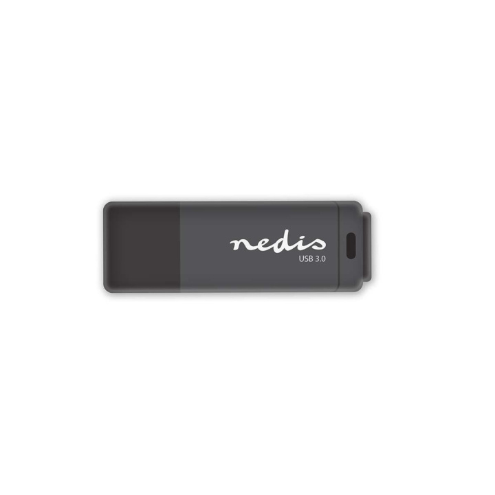 Nedis Flash Drive | 64 GB | USB Type-A | Leessnelheid: 80 MB/s | Schrijfsnelheid: 10 MB/s in de groep HOME ELECTRONICS / Opslagmedia / USB-geheugen / USB 3.0 bij TP E-commerce Nordic AB (C47729)