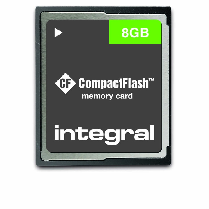Integral CF (Compact Flash) Geheugenkaart 8 GB in de groep HOME ELECTRONICS / Opslagmedia / Geheugenkaarten / Compact Flash bij TP E-commerce Nordic AB (C47730)