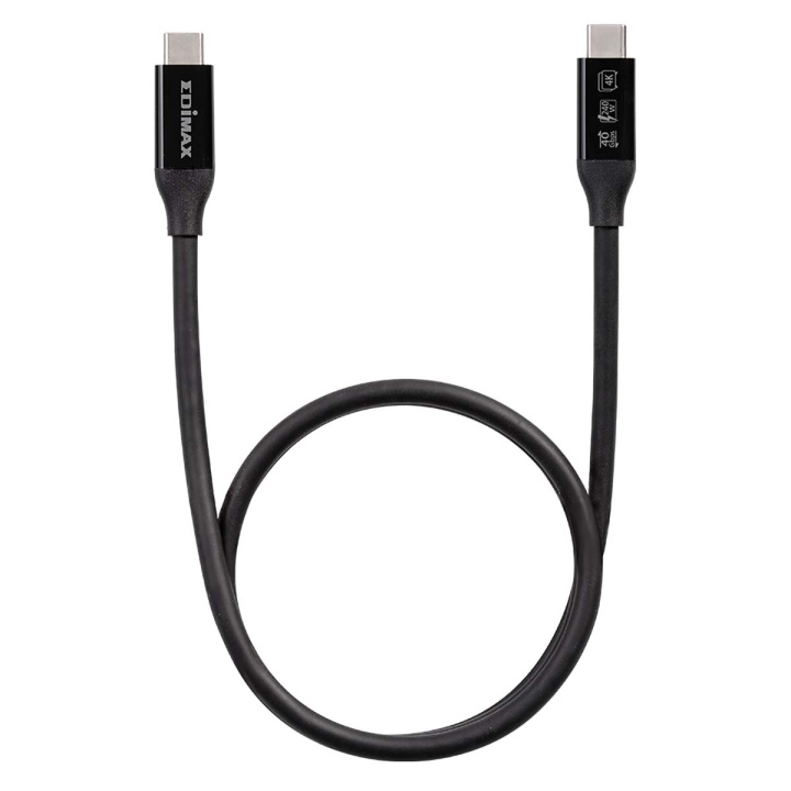 Edimax USB4/Thunderbolt3 Cable, 40G, o.5meter, Type C to Type C in de groep SMARTPHONE & TABLETS / Opladers & Kabels / Kabels / Kabels Type C bij TP E-commerce Nordic AB (C47776)