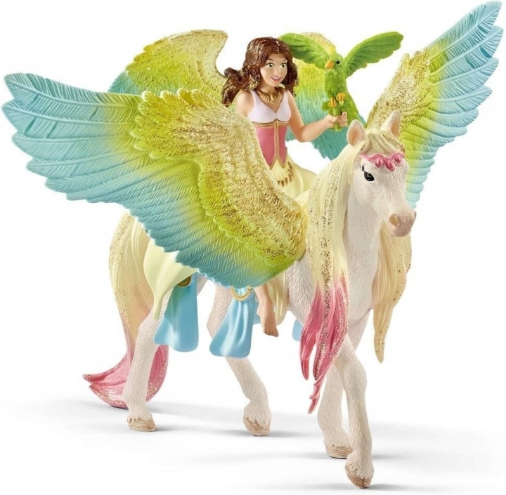 Schleich Bayala 70566 Surah med glitterpegas in de groep SPEELGOED, KINDER- & BABYPRODUCTEN / Speelgoed / Figuren, Miniaturen & accessoires bij TP E-commerce Nordic AB (C47822)
