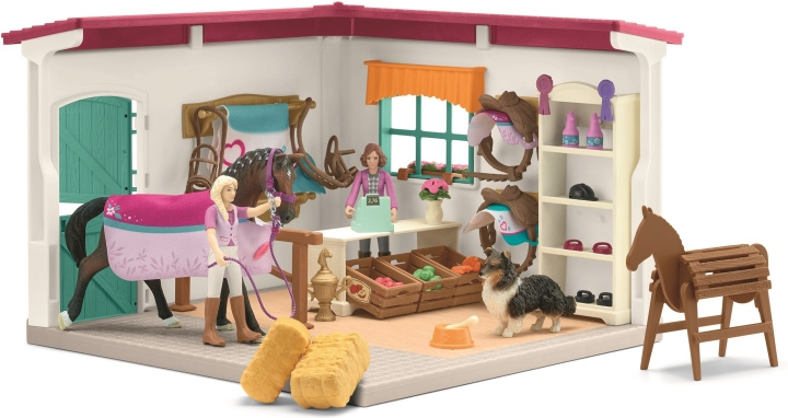 Schleich Horse Club 42568 - Hästbutik in de groep SPEELGOED, KINDER- & BABYPRODUCTEN / Speelgoed / Figuren, Miniaturen & accessoires bij TP E-commerce Nordic AB (C47835)