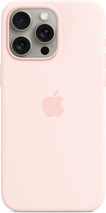 Apple iPhone 15 Pro Max silikonfodral med MagSafe, rosa in de groep SMARTPHONE & TABLETS / Mobielbescherming / Apple / iPhone 15 bij TP E-commerce Nordic AB (C47978)
