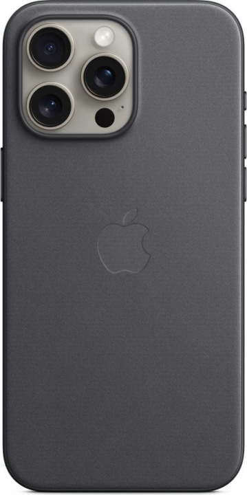 Apple iPhone 15 Pro Max FineWoven fodral med MagSafe, svart in de groep SMARTPHONE & TABLETS / Mobielbescherming / Apple / iPhone 15 bij TP E-commerce Nordic AB (C47989)