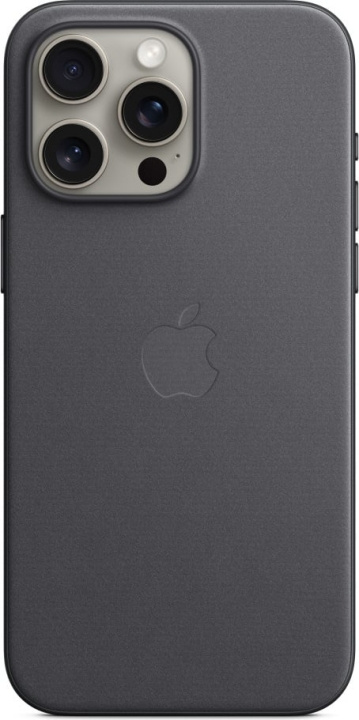 Apple iPhone 15 Pro Max FineWoven fodral med MagSafe, svart in de groep SMARTPHONE & TABLETS / Mobielbescherming / Apple / iPhone 15 bij TP E-commerce Nordic AB (C47989)